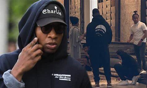 Jonathan Majors and Meagan Good go rug-shopping in LA 