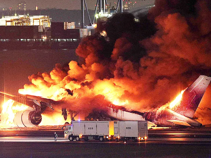 Watch: Japan Plane Crash Reportedly Kills Five