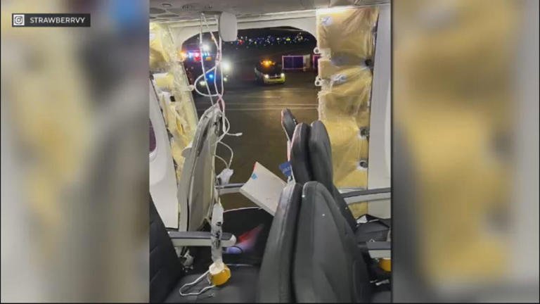 Alaska Airlines Flight Makes Emergency Landing After Window Blows Out