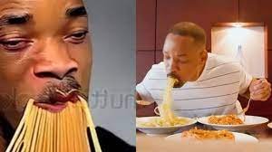 Will Smith recreates his terrifying spaghetti-eating video - Azaago Hustle
